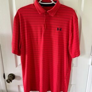 Under Armour Men's Red Polo Shirt